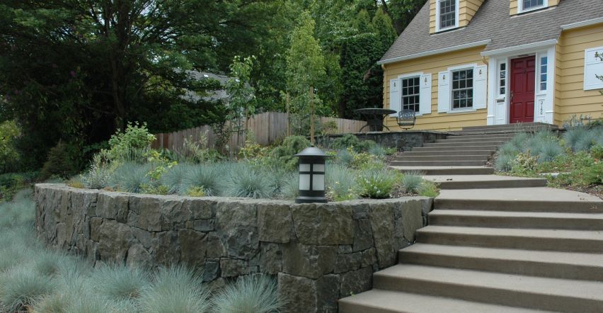 a new lantern at the base of the stairs